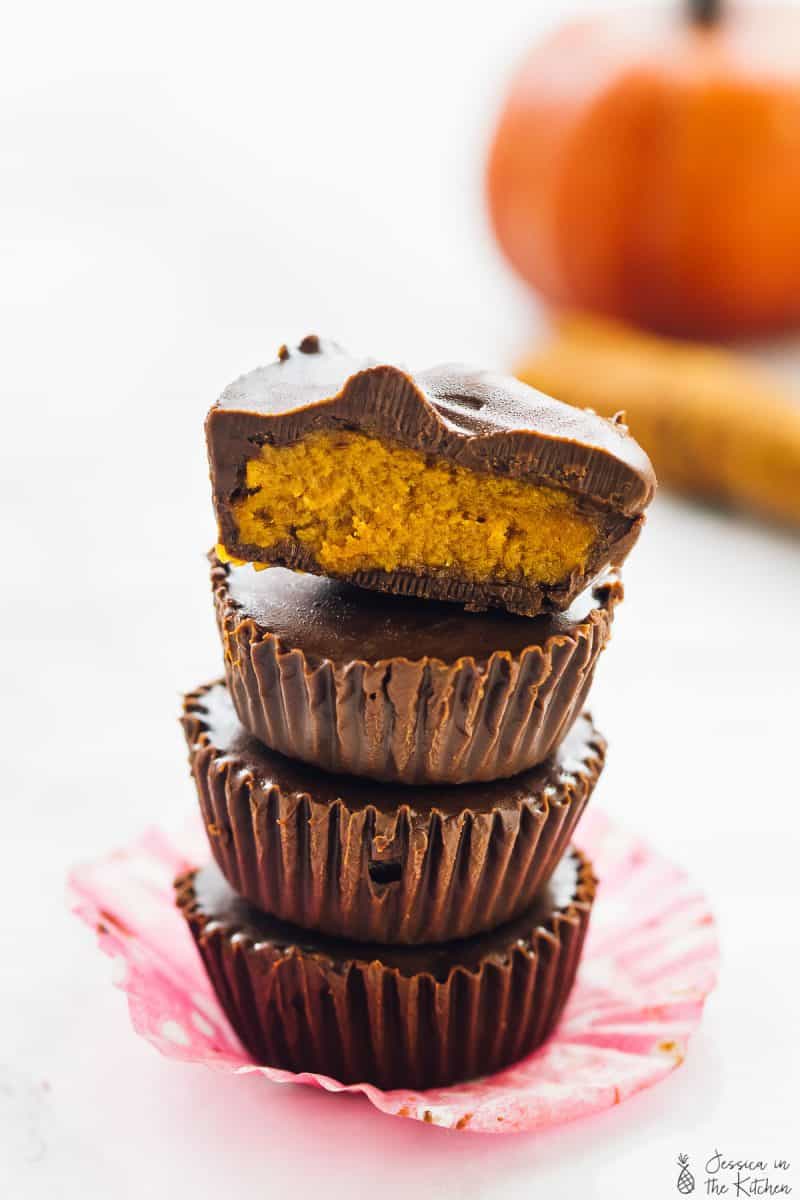 Thanksgiving και Pumpkin Chocolate&nbsp;Cups.